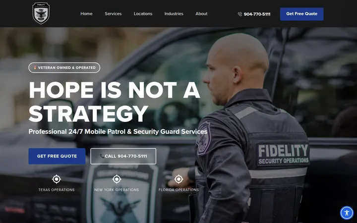 Fidelity Security website